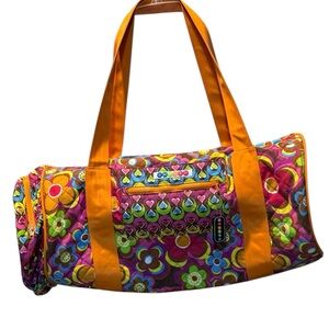 Beposh Large Colorful Quilted Duffle Bag